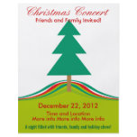 Christmas Concert Simple Holiday Tree Flyer Design