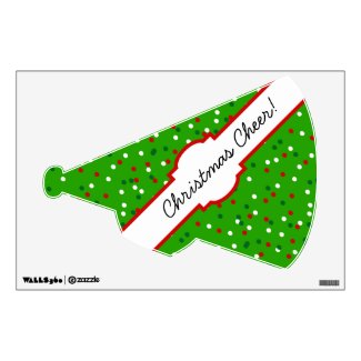 Christmas Confetti • Traditional Candy Colors Wall Decor