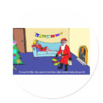 Christmas Confusion Round Sticker