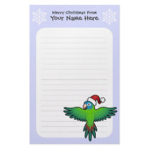 Christmas Conure / Lorikeet / Parrot Custom Stationery