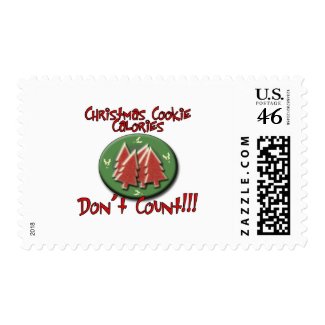 Christmas Cookie Calories stamp