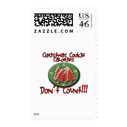 Christmas Cookie Calories Stamps
