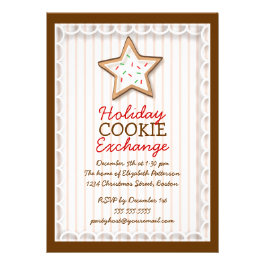 Christmas Cookie Exchange Holiday Sweet Invitation