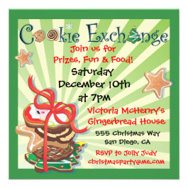 Christmas Cookie Exchange Party Invitation