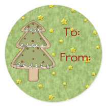 Christmas Cookie Gift Tag stickers