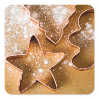 Christmas cookie sticker