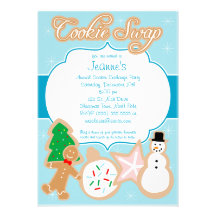 Christmas Cookie Swap Party Invitation