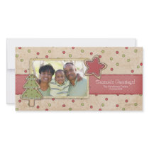 Christmas Cookies Photo Card photo cards