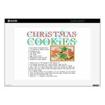 Christmas Cookies Recipe Laptop Skins