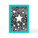 Christmas Cosmos - II - Turquoise cards by artberry Christmas Cosmos - II - Turquoise cards