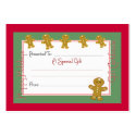 Christmas Coupon Cards business cards