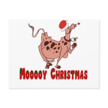 Christmas Cow Gifts T-shirts Mugs Tote Bags postcards