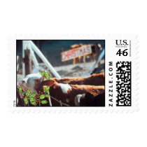Christmas Cow Postage