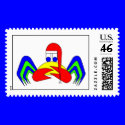 Christmas Crab postage