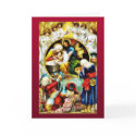 Christmas crib with angels around cards by RememberChristmas Christmas crib with angels around cards