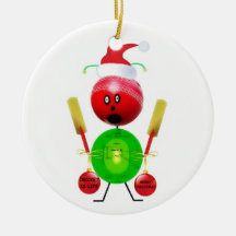 Christmas Cricket Ornament