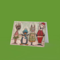 Christmas Critters - Christmas CArd
