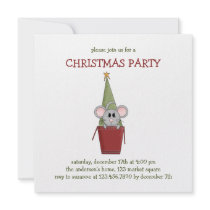 Christmas Critters · Mouse & Gift Box invitations by CSCountryCuties Christmas Critters · Mouse & Gift Box invitations