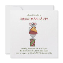 Christmas Critters · Mouse invitations by CSCountryCuties Christmas Critters · Mouse invitations