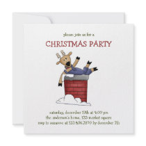 Christmas Critters · Reindeer & Chimney invitations by CSCountryCuties Christmas Critters · Reindeer & Chimney invitations