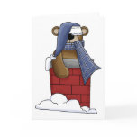 Christmas Critters · Teddy Bear & Chimney cards