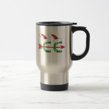 Christmas Cross Country Running Coffee Mug