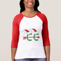 Christmas Cross Country Running T-shirt