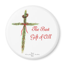 Christmas Cross magnets