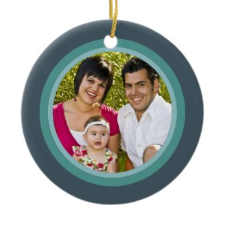 Christmas Cross Photo Ornament