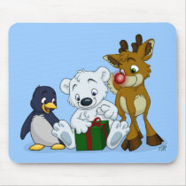 Christmas Cubs mousepads