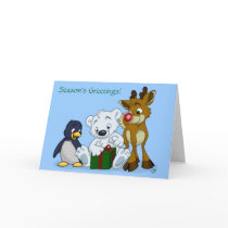 Christmas Cubs, Season's Greetings! cards by dooodlebugg Christmas Cubs, Season's Greetings! cards