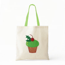 Christmas Cupcake Tote Bags