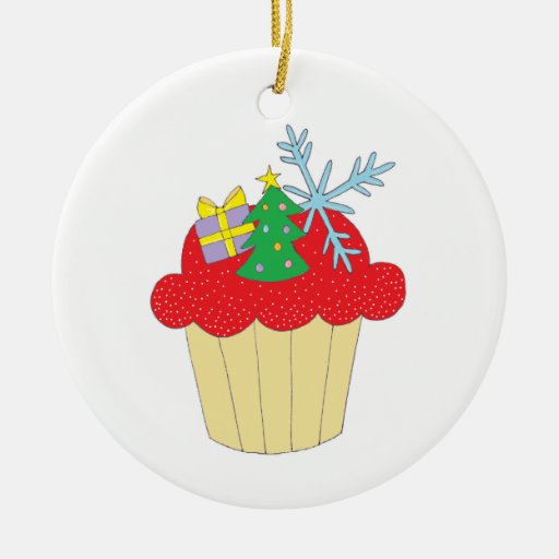 christmas cupcake christmas tree ornaments zazzle christmas cupcake christmas tree ornaments zazzle