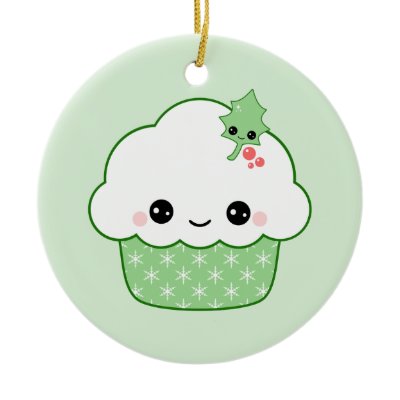 Christmas Cupcake Christmas Ornaments