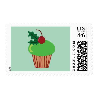 Christmas Cupcake stamp