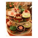 Christmas Cupcake postcard