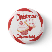 Christmas Cupcakes buttons by candystore Christmas Cupcakes buttons