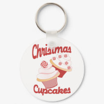 Christmas Cupcakes keychains