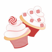 Christmas Cupcakes Oranment photo sculptures