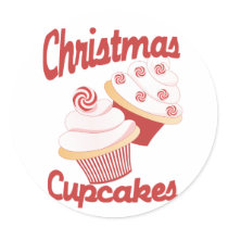 Christmas Cupcakes stickers by candystore Christmas Cupcakes stickers