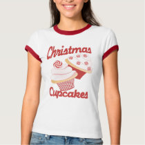 Christmas Cupcakes t-shirts by candystore Christmas Cupcakes t-shirts