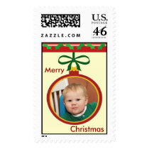 Christmas Custom Photo Ornament Stamp stamps