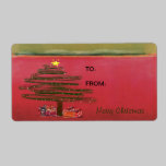 Christmas labels