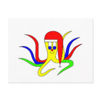 Christmas Cuttlefish postcards by lonvig Christmas Cuttlefish postcards