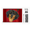Christmas Dachshund! (stamp)