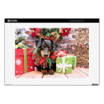 Christmas - Dachshund - Tanner Skins For Laptops