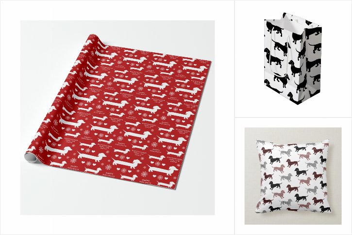 dachshund christmas gifts & wrapping paper –