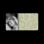 Christmas Damask  Address Labels -