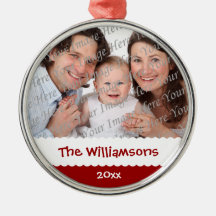 Christmas Dated Photo Ornament