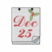 Christmas Day embroidered shirts